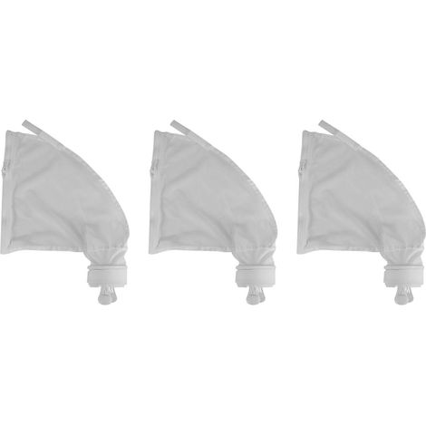 Lot de 3 sacs de rechange à fermeture éclair, compatibles avec les robots nettoyeurs de piscine modèles 280 et 480, sacs filtrants multi-usages, sacs pour robot nettoyeur de piscine (1/5)