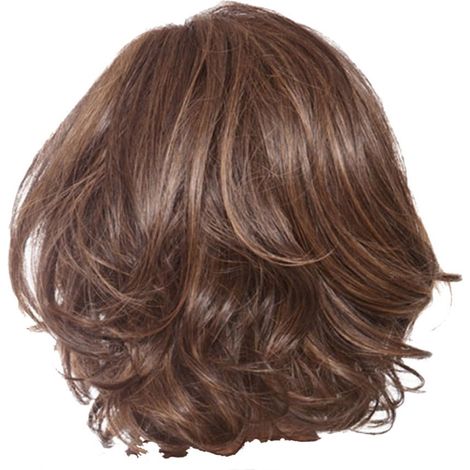 Peluca sintética, rizada, corta, resistente al calor, estilo capeado, para mujer (1/5)