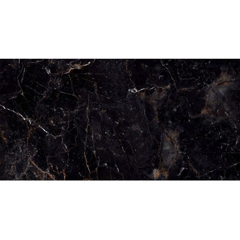 Mexen Champion noir grès émaillé rect. G1, carreau sol-mural 120 x 60 cm, haute brillance - TL202-120-060-00 (1/4)