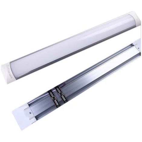 BUNTHAUS 2 pièces led bande lumière super brillante lumière fluorescente support anti-poussière barre lumineuse