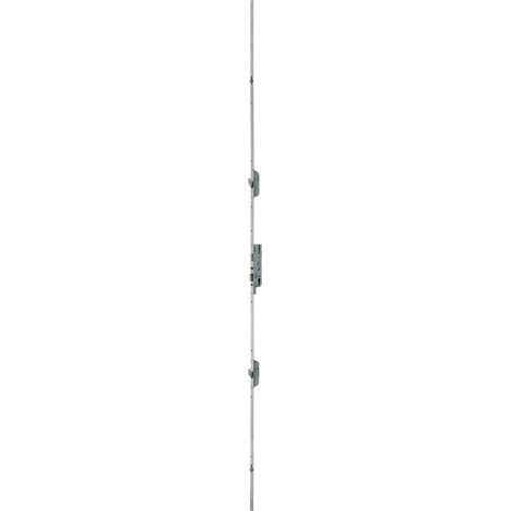 Serrure encastrable Fercomatic à cylindre pour porte d'entrée – 5 points de verrouillage – Entraxe 70mm – Hauteur 2150mm – Réversible gauche/droite – Ferco By Thirard