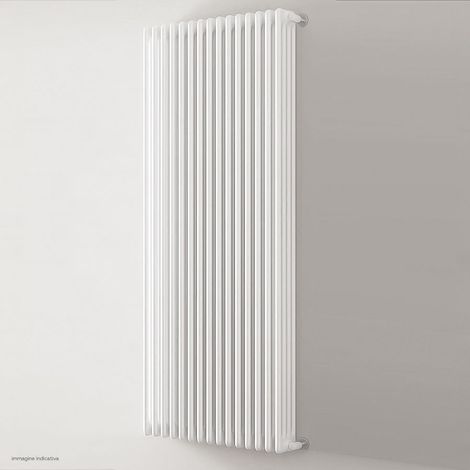 Ardesia radiatore tubolare 4 colonne h.2000 - 10 elementi - colore bianco RAL9016 - completo di tappo cieco e riduzioni da 1/2" 3541700013466 (1/4)