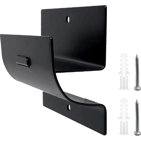 Wandmontierter Kletterhaken mit Aufbewahrungsmöglichkeit, Leiterhalter, stabiler Garagenorganizer aus Metall für Leiter, Schubkarre, Stuhl (1/5)