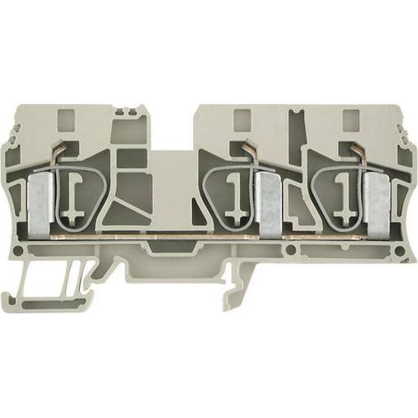 Weidmüller 1767690000-1 Morsetto passante componibile A molla Beige scuro 1 pz.