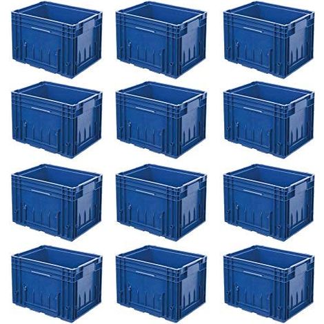 BRB 12 VDA R-KLT 4329 Behälter, LxBxH 400x300x280 mm, 22 Liter, blau