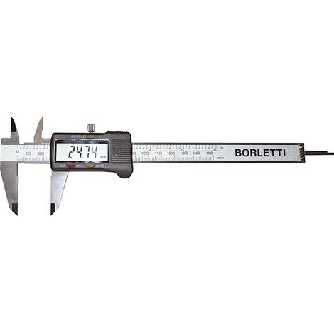 CALIBRO DIGITALE EXTRA PRECISO L 150mm BORLETTI CDJB15