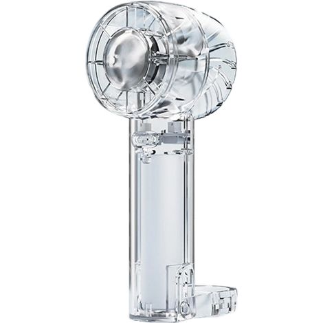 1 Ventilateur portable, crochet rétractable, 3 vitesses, batterie 1200mAh, USB-C, pour bureau sport voyage (1/5)