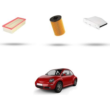 Kit tagliando 3 filtri compatibile con Vw New Beetle / Cabrio (5C) 2.0 TDI 110kw Dal 2014 (1/5)