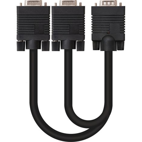 Cable Duplicador VGA Nanocable 10.15.2000/ VGA Macho - 2x VGA Hembra (1/2)