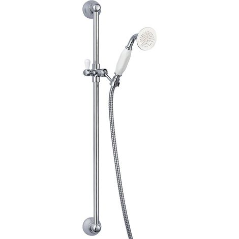 Niagara Arlington Shower Head Slide Riser Rail Bracket Kit Chrome Adjustable Set