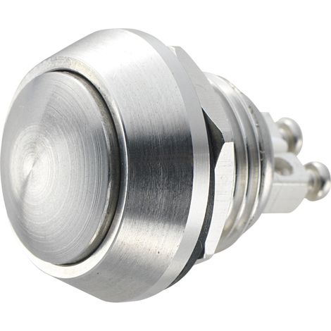 TRU COMPONENTS 701256 GQ12B-S Vandalismusgeschützter Drucktaster 48 V/DC 2 A 1 x Aus/(Ein) tastend