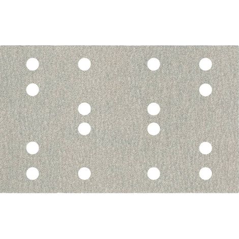 Fogli di colla per adesione 80 x 133 mm, P 120, 16 fori, con adesivo in velcro (SRA) Metabo 635201000