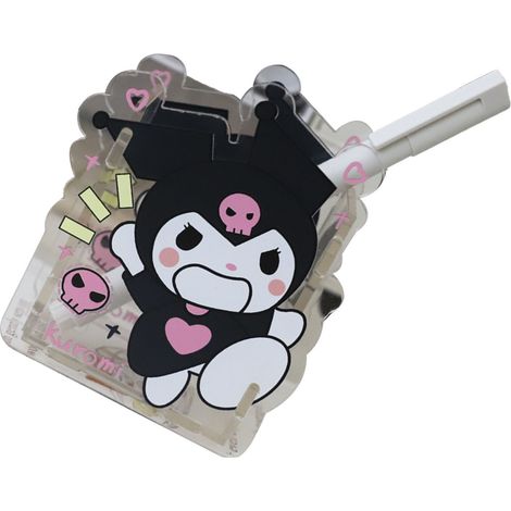 Boîte à crayons en acrylique transparent, design mignon, garde les choses bien rangées, pratique et fonctionnelle, boîte de rangement pour fournitures de bureau (taille 2) (1/5)
