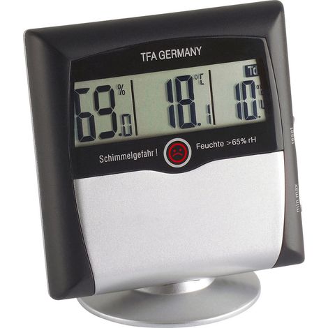 TFA Dostmann 30.5011 Luftfeuchtemessgerät (Hygrometer) 0 % rF 99 % rF Taupunkt-/Schimmelwarnanzeige (1/2)