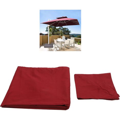Ersatzbezug für Sonnenschirme – wasserabweisend und UV-beständig für Gartenmöbel (1/5)