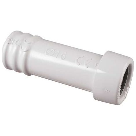 poly pool - raccordo tubo rigido ø 16 mm - guaina ø 12 mm ip65 grigio