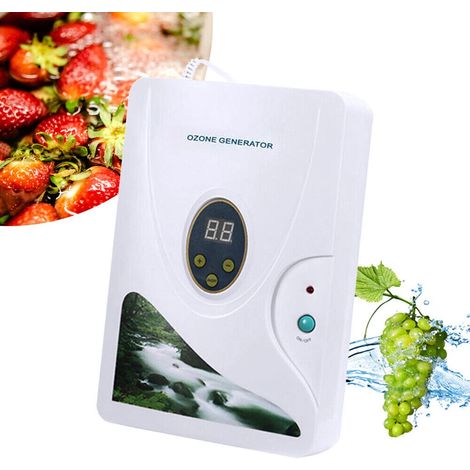 Obst und Gemüse Waschmaschine 2 in 1 Ozongenerator Wasser- und Luftreiniger 600mg/h Timing-Funktion