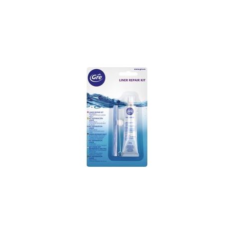 Kit réparation liner piscine – Colle transparente 30 ml – Rustines PVC pour réparations sous l'eau – Compatible piscines hors-sol