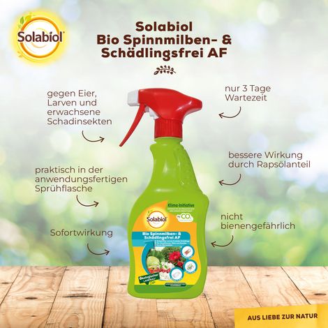 Solabiol Bio Spinnmilben- und Schädlingsfrei AF - 500 ml