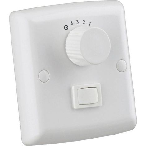 Westinghouse 78801 Interrupteur mural pour ventilateur de plafond blanc