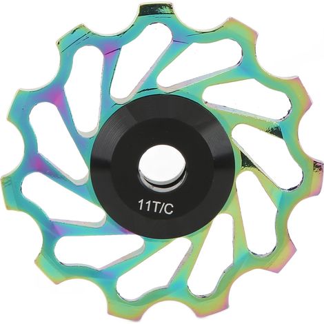 Poulie de guidage en céramique WAKE 11T pour dérailleur arrière, roue à jockey en alliage d'aluminium scellée, multicolore (1/5)