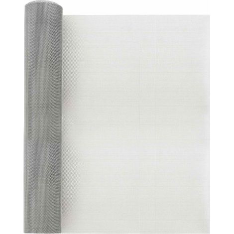 vidaXL Rete per schermatura 40 x 500 cm 18 Mesh Argento (1/5)