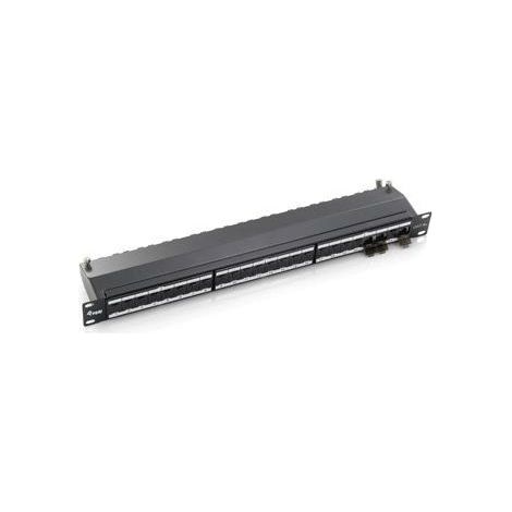 EQUIP CAT.6A PATCH PANEL 24-PORT 1HE 19 LICHTGRAU (RAL7035) 0326524