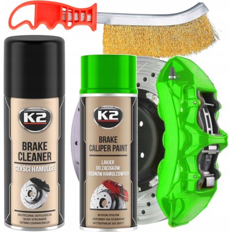 KIT VERNICE SPRAY PER PINZE FRENO K2 VERDE (1/5)