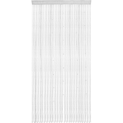 Rideau de perles pour porte, séparation de pièce, rideau à perles en cordelette 1x2m, décoration intérieure (1/5)