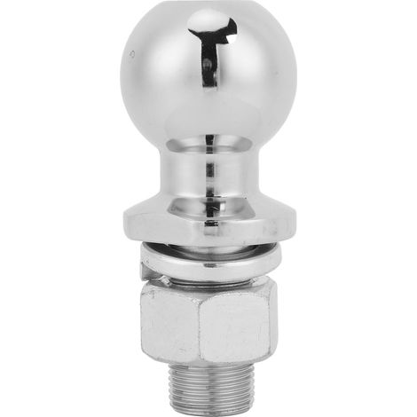 Boule d'attelage Acier Forgé Chromé 5000LBS Diamètre 2 Pouces pour Remorque Bateau Camping-car Pickup SUV (1/4)