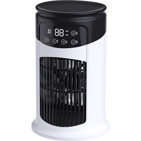 Climatiseurs Portables,Climatiseur Ventilateur Portable Compact 6 Vitesses Ventilateur Rafraîchissant Réglable Humidificateur Silencieux pour Studio Cuisine Chambre Bureau Intérieur Maison (1/5)