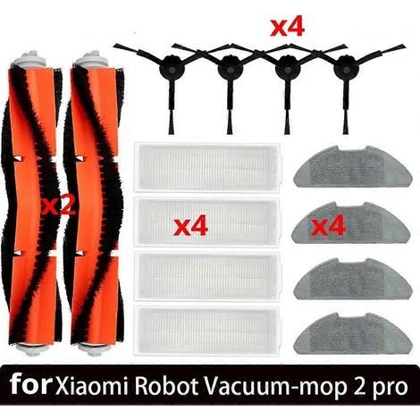 Accessoires pour aspirateur robot Xiaomi Robot Vacuum-Mop 2 Pro/Lite MJST1SHW MJSTL : filtre HEPA, chiffon de nettoyage, brosse latérale principale (1/5)