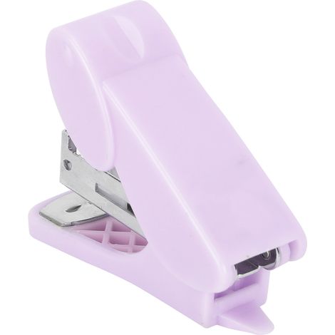 Mini agrafeuse, petite machine à relier, mini machine à coudre les livres avec arrache-clous, fournitures de bureau, violet clair (1/5)