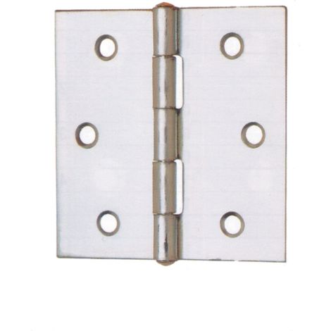 24PZ CERNIERA QUADRA PERNO FISSO ACCIAIO ZINCATO MM. 30 (1/2)