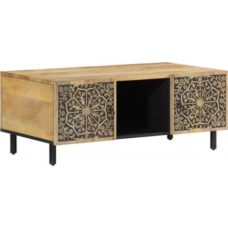 Coffee Table 100x54x40 cm Solid Wood Mango vidaXL
