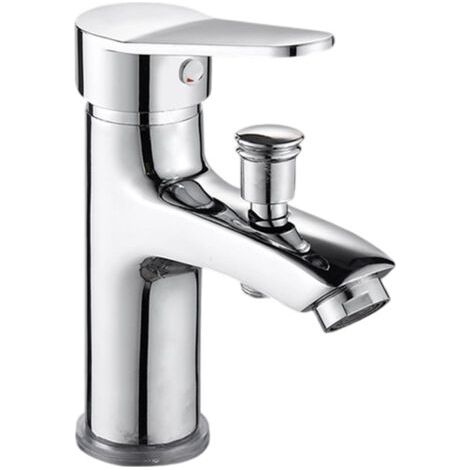 30% de réductionRobinet de douche robinet monotrou à double usage chaud et froid Alliage