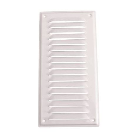 Wallair N31814 Rejilla de ventilación blanca 30x15 cm