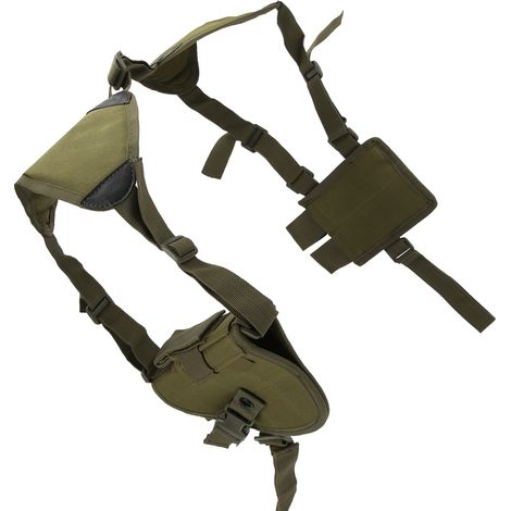Outdoor-Achseltasche, Multifunktions-Tragegurttasche, Universal-Achsel-Schultertasche mit Doppelgurten (Grün) (1/5)
