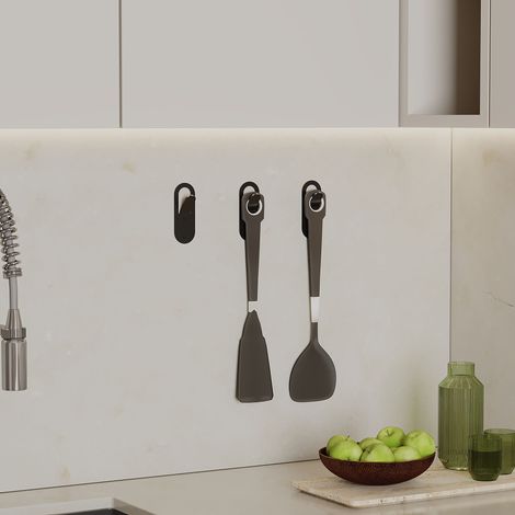 Decortie Elix Metal Hanger Set Of 3 - Texture Black (1/4)