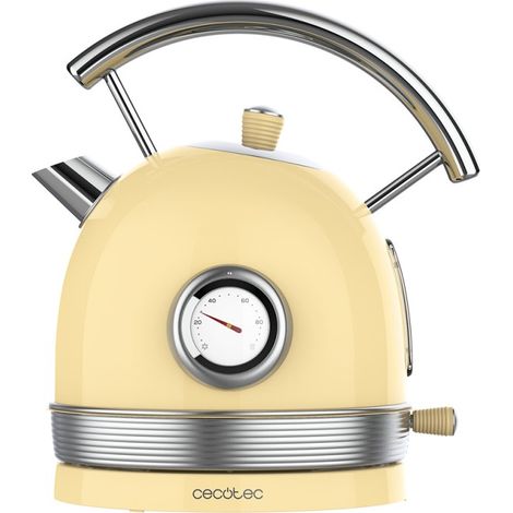 Cecotec Wasserkocher Thermosense 420 Vintage Light Yellow (1/5)