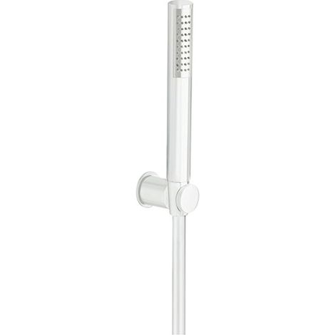 KIT APPLIQUE + DOUCHETTE MONOJET + FLEXIBLE BLANC - CRISTINA ONDYNA PD64224