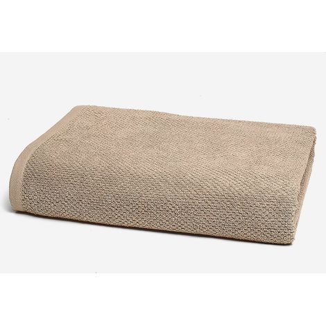 Telo bagno in cotone 100% assorbente 100x150 Victor - Tortora (1/3)