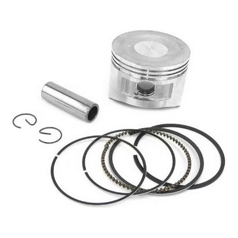 Kolbenbaugruppe kompatibel mit Honda GX120 160F, 60 mm Bohrung, inklusive Kolbenringbolzen und Sicherungsring für elektrische Reparaturen.