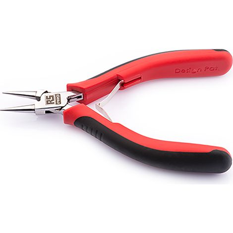 Pince à bec rond RS PRO, L. (hors tout) 130 mm, L. (mâchoire) 22mm ( Prix pour 1 ) (1/3)