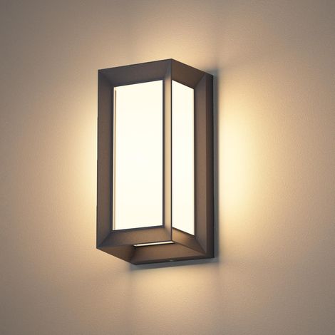 20W Applique Murale Extérieure Intérieur, Lampe Murale Moderne Imperméable IP65, Éclairage Mural pour Terrasse Couloir Entrée Balcon,Blanc Chaud (1/5)
