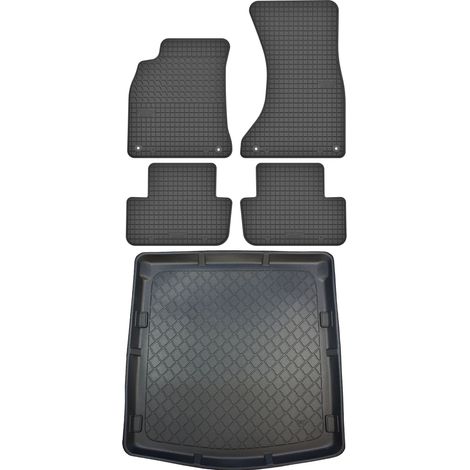 Juego de alfombrillas de goma para coche y alfombrilla para maletero para Audi A5 i 8TA Sportback (2009-09.2016). (1/5)