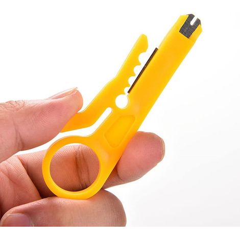 Mini pince à dénuder pour câbles réseau (1 pièce), coupe-câbles pour câbles de données RJ45/Cat5/CAT-6 (1/5)