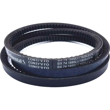 Courroie type trapézoïdale crantée BX74