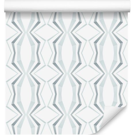 Papel pintado 3D con diseño moderno y geométrico para salón y dormitorio, 50x1000 cm. (1/5)