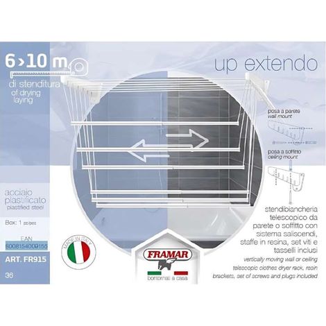 Framar Stendino Telescopico da Parete e Soffitto in Acciaio 6-10m (1/2)